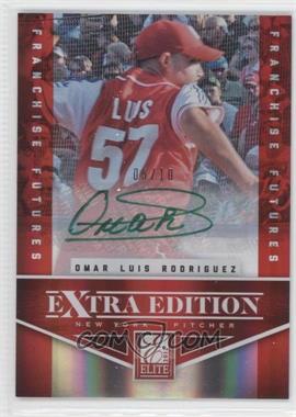 2012 Elite Extra Edition - [Base] - Franchise Futures Green Ink Signatures #76 - Omar Luis Rodriguez /10