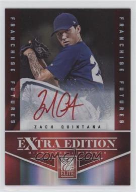 2012 Elite Extra Edition - [Base] - Franchise Futures Red Ink Signatures #41 - Zach Quintana /25