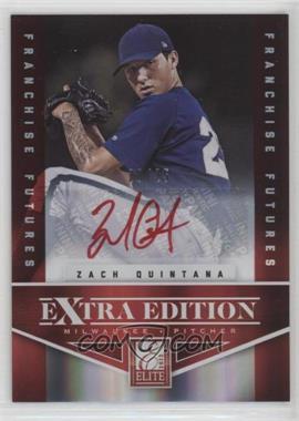 2012 Elite Extra Edition - [Base] - Franchise Futures Red Ink Signatures #41 - Zach Quintana /25