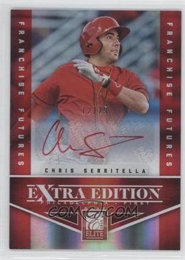 2012 Elite Extra Edition - [Base] - Franchise Futures Red Ink Signatures #53 - Chris Serritella /25