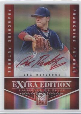 2012 Elite Extra Edition - [Base] - Franchise Futures Red Ink Signatures #63 - Lex Rutledge /25 [Noted]
