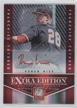 2012 Elite Extra Edition - [Base] - Franchise Futures Red Ink Signatures #71 - Rowan Wick /25