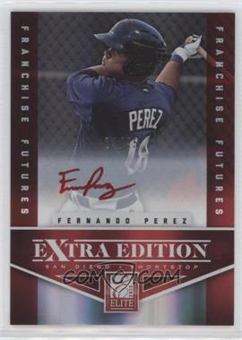 2012 Elite Extra Edition - [Base] - Franchise Futures Red Ink Signatures #90 - Fernando Perez /25