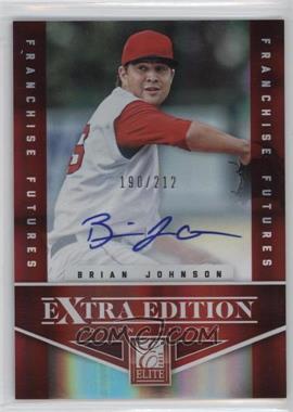 2012 Elite Extra Edition - [Base] - Franchise Futures Signatures #14 - Brian Johnson /212