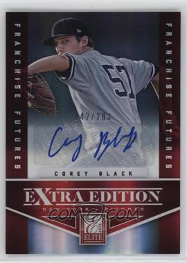 2012 Elite Extra Edition - [Base] - Franchise Futures Signatures #54 - Corey Black /283