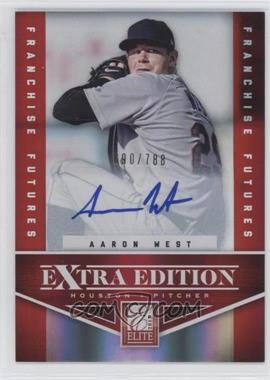 2012 Elite Extra Edition - [Base] - Franchise Futures Signatures #83 - Aaron West /788