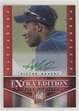 2012 Elite Extra Edition - [Base] - Prospects Green Ink Signatures #114 - Victor Roache /10