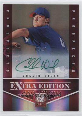 2012 Elite Extra Edition - [Base] - Prospects Green Ink Signatures #147 - Collin Wiles /10