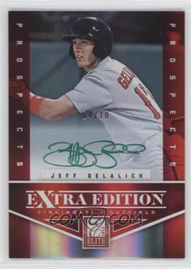 2012 Elite Extra Edition - [Base] - Prospects Green Ink Signatures #151 - Jeff Gelalich /10