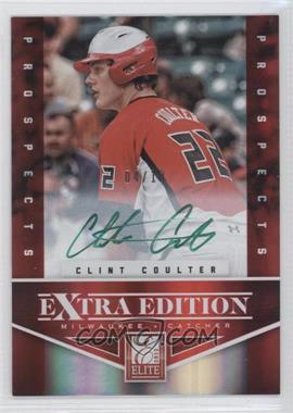 2012 Elite Extra Edition - [Base] - Prospects Green Ink Signatures #187 - Clint Coulter /10
