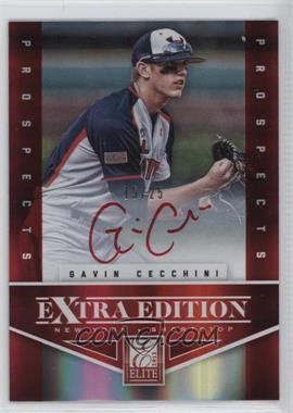 2012 Elite Extra Edition - [Base] - Prospects Red Ink Signatures #108 - Gavin Cecchini /25