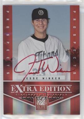 2012 Elite Extra Edition - [Base] - Prospects Red Ink Signatures #128 - Jesse Winker /25