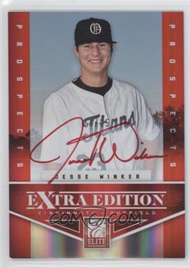 2012 Elite Extra Edition - [Base] - Prospects Red Ink Signatures #128 - Jesse Winker /25