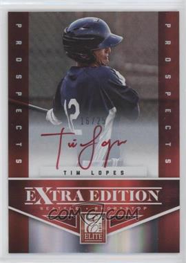 2012 Elite Extra Edition - [Base] - Prospects Red Ink Signatures #143 - Tim Lopes /25