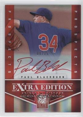 2012 Elite Extra Edition - [Base] - Prospects Red Ink Signatures #152 - Paul Blackburn /25