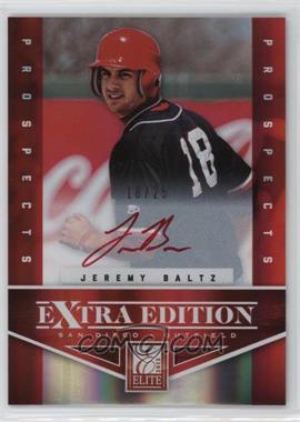 2012 Elite Extra Edition - [Base] - Prospects Red Ink Signatures #156 - Jeremy Baltz /25