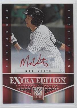 2012 Elite Extra Edition - [Base] - Prospects Red Ink Signatures #157 - Max White /25