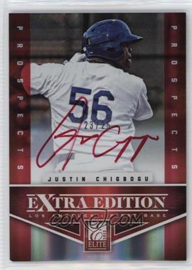 2012 Elite Extra Edition - [Base] - Prospects Red Ink Signatures #168 - Justin Chigbogu /25