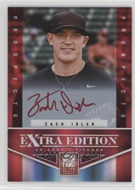 2012 Elite Extra Edition - [Base] - Prospects Red Ink Signatures #177 - Zach Isler /25