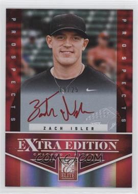 2012 Elite Extra Edition - [Base] - Prospects Red Ink Signatures #177 - Zach Isler /25