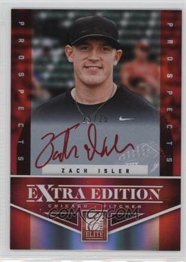 2012 Elite Extra Edition - [Base] - Prospects Red Ink Signatures #177 - Zach Isler /25