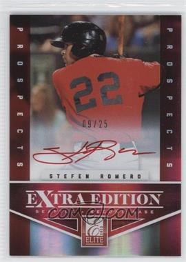 2012 Elite Extra Edition - [Base] - Prospects Red Ink Signatures #178 - Stefen Romero /25