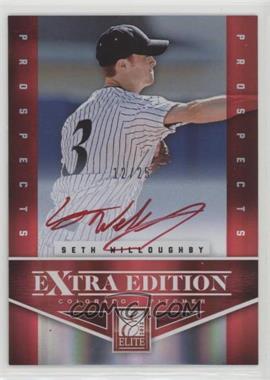 2012 Elite Extra Edition - [Base] - Prospects Red Ink Signatures #180 - Seth Willoughby /25
