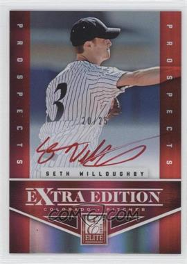 2012 Elite Extra Edition - [Base] - Prospects Red Ink Signatures #180 - Seth Willoughby /25