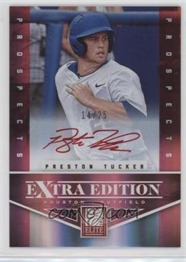 2012 Elite Extra Edition - [Base] - Prospects Red Ink Signatures #183 - Preston Tucker /25