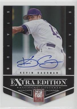 2012 Elite Extra Edition - [Base] - Status Black Die-Cut Signatures #104 - Kevin Gausman /1