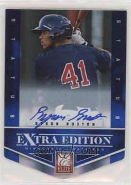 2012 Elite Extra Edition - [Base] - Status Blue Die-Cut Signatures #102 - Byron Buxton /50