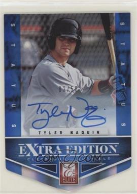 2012 Elite Extra Edition - [Base] - Status Blue Die-Cut Signatures #110 - Tyler Naquin /50