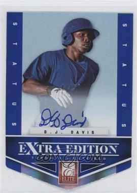 2012 Elite Extra Edition - [Base] - Status Blue Die-Cut Signatures #112 - D.J. Davis /50