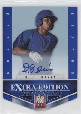 2012 Elite Extra Edition - [Base] - Status Blue Die-Cut Signatures #112 - D.J. Davis /50