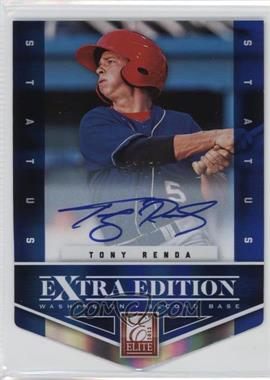 2012 Elite Extra Edition - [Base] - Status Blue Die-Cut Signatures #139 - Tony Renda /50