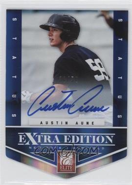 2012 Elite Extra Edition - [Base] - Status Blue Die-Cut Signatures #140 - Austin Aune /50