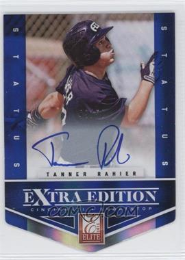 2012 Elite Extra Edition - [Base] - Status Blue Die-Cut Signatures #141 - Tanner Rahier /50