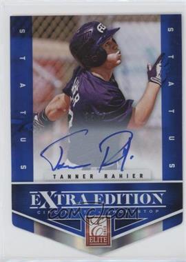 2012 Elite Extra Edition - [Base] - Status Blue Die-Cut Signatures #141 - Tanner Rahier /50