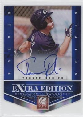 2012 Elite Extra Edition - [Base] - Status Blue Die-Cut Signatures #141 - Tanner Rahier /50