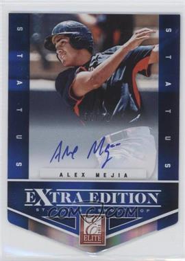2012 Elite Extra Edition - [Base] - Status Blue Die-Cut Signatures #169 - Alex Mejia /50
