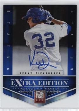 2012 Elite Extra Edition - [Base] - Status Blue Die-Cut Signatures #175 - Kenny Diekroeger /50