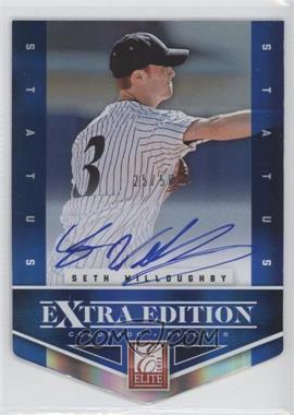2012 Elite Extra Edition - [Base] - Status Blue Die-Cut Signatures #180 - Seth Willoughby /50