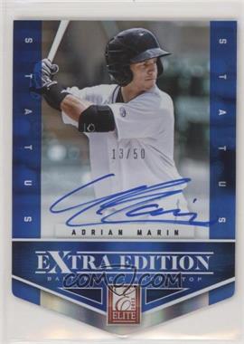 2012 Elite Extra Edition - [Base] - Status Blue Die-Cut Signatures #200 - Adrian Marin /50