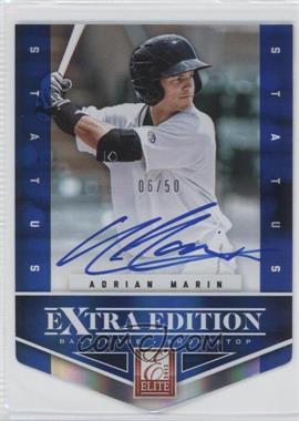 2012 Elite Extra Edition - [Base] - Status Blue Die-Cut Signatures #200 - Adrian Marin /50