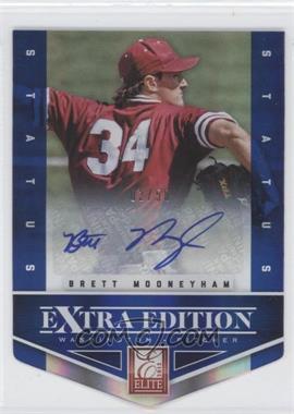 2012 Elite Extra Edition - [Base] - Status Blue Die-Cut Signatures #38 - Brett Mooneyham /50