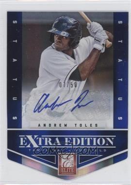 2012 Elite Extra Edition - [Base] - Status Blue Die-Cut Signatures #39 - Andrew Toles /50