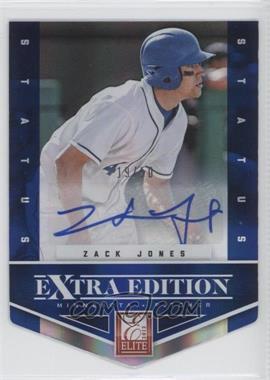 2012 Elite Extra Edition - [Base] - Status Blue Die-Cut Signatures #45 - Zack Jones /50