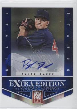 2012 Elite Extra Edition - [Base] - Status Blue Die-Cut Signatures #58 - Dylan Baker /50