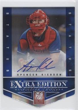 2012 Elite Extra Edition - [Base] - Status Blue Die-Cut Signatures #59 - Spencer Kieboom /50