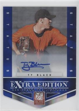 2012 Elite Extra Edition - [Base] - Status Blue Die-Cut Signatures #60 - Ty Blach /50